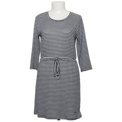 Omlottklänning (Blå, Vit) från Red Elastan, Polyester