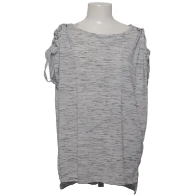 Topp (Gothic Punk Top XL – geflochtene Cut-out Ärmel, grau meliert, Rock/Metal Alternative) från Rock Engineered Design Polyester, Viskos