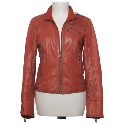 Biker jacket (Red) from Jilani Collection
