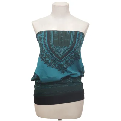 Tube top (Blauw, Zwart, Groen) van Guru Shop Katoen
