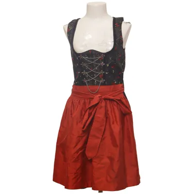Dirndl (Sort, Rød, Flerfarvet) fra Lisa's Landhaus Polyester, Silke, Viscose
