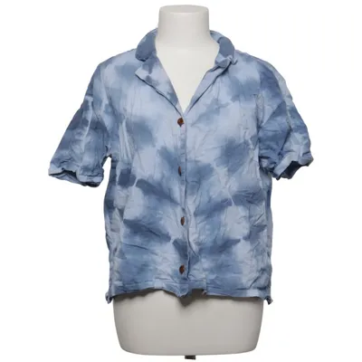 Kurzarmhemd (Blau, Weiß) von Kings of Indigo Bio-Baumwolle