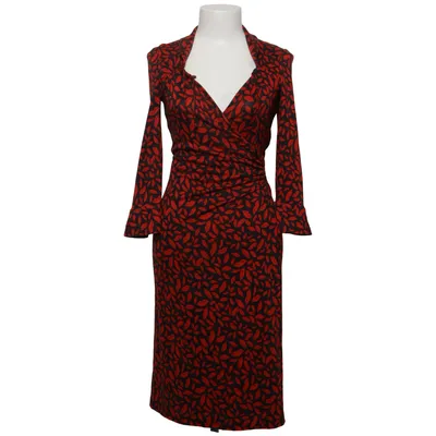 Wikkeljurk (Zwart, Rood) van Diane von Furstenberg Zijde