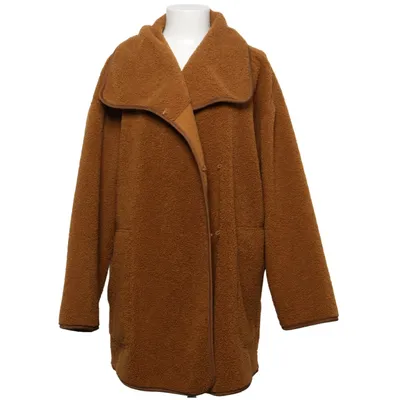 Vinterfrakke (Brun) fra Max Studio Elastan, Polyester, Polyurethan