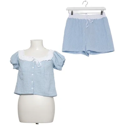 Set (Blå, Vit) från Reclaimed Vintage Bomull, Elastan, Polyester