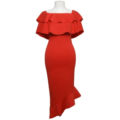 Cocktailklänning (Röd) från Silverbloom Elastan, Polyester