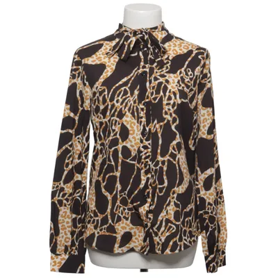 Blus (Brun, Flerfärgad) från Nife Elastan, Polyester