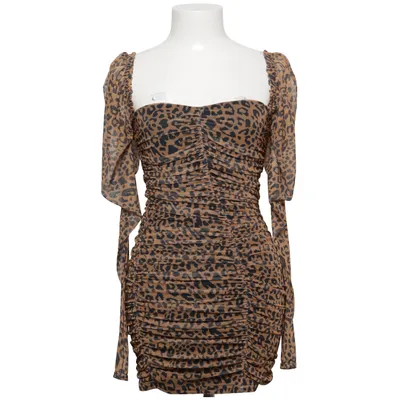 Dress (Brown, Black) from Missguided Elastane, Polyester