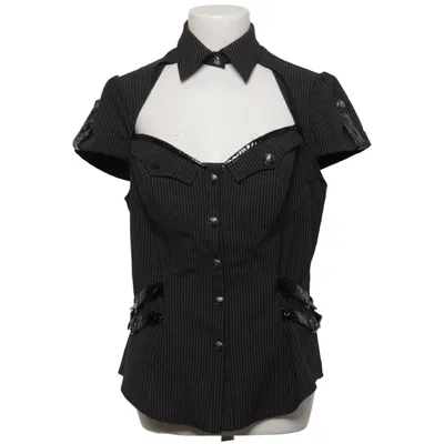 Top (Black) from Punk Rave Cotton, Polyester, Polyurethane