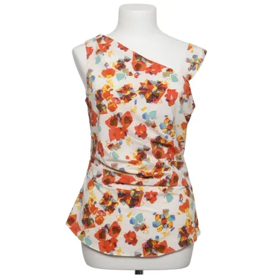 Top (White, Red, Multicolored) from Rachel Roy Elastane, Polyester