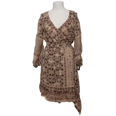Wikkeljurk (Beige, Meerkleurig) van Diane von Furstenberg Elastaan, Zijde