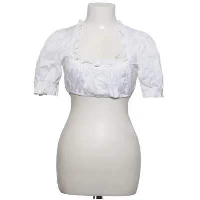 Dirndlblus (Vit) från MK Lifestyle Bomull, Elastan, Polyamid