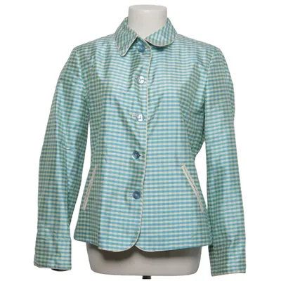 Blazer (Blue, White, Green) from Schneiders Silk