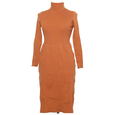 Robe à col roulé (Marron) de Kojooin Polyamide, Polyester, Viscose