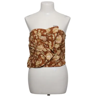 Tube top (Bruin, Beige) van Sézane Katoen, Linnen, Viscose