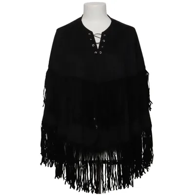 Poncho (Noir) de Zeagoo Élasthane, Polyester