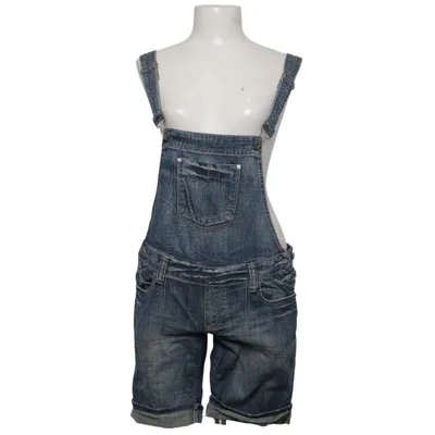 Dungaree shorts (Blue) from Salsa Cotton