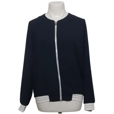 Bomber jacket (Blue, White) from Selected Touch Polyester