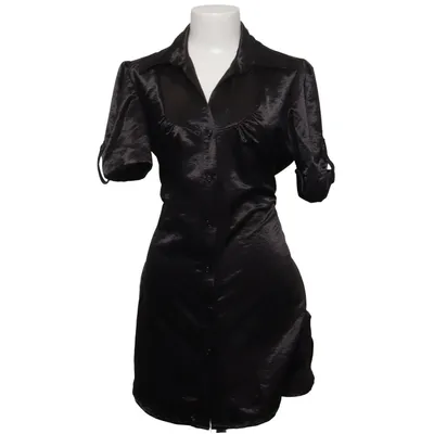 Skjortekjole (Sort) fra Oops Elastan, Polyester