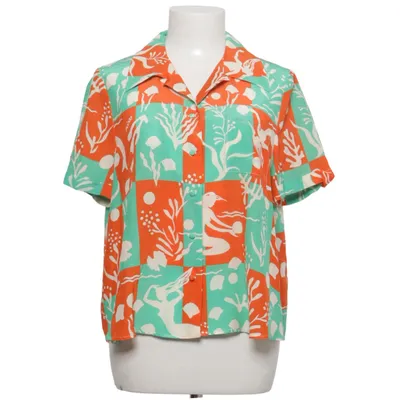 Short sleeve shirt (Green, Orange, White, Multicolored) from Rixo Silk