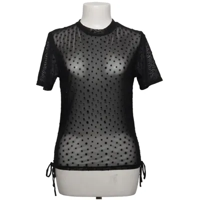 Top (Mesh Dot Flock Tee) fra Royal Chicks Elastan, Polyester