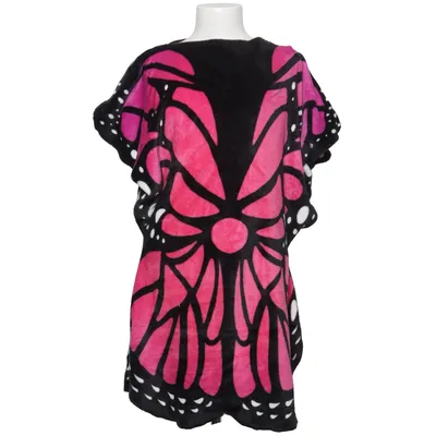 Poncho (Svart, Rosa, Flerfärgad) från Känguru Polyester