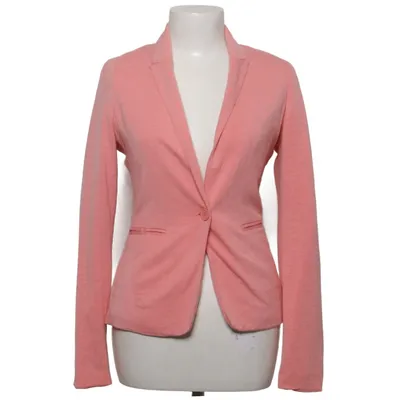 Blazer (Pink) from Bershka Collection Elastane, Polyester, Viscose
