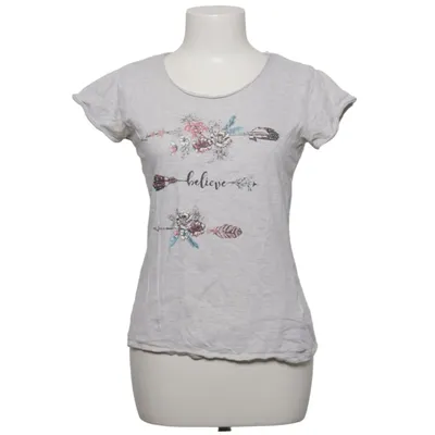 T-shirt (Gray) from Colours Of The World Cotton, Viscose