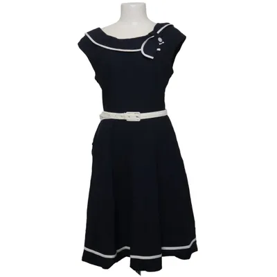 Dress (Blue, White) from Voodoo Vixen Elastane, Polyamide, Viscose