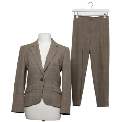 Kostym (Beige, Brun, Grå) från Marella Elastan, Viskos, Ull