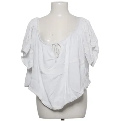 Crop top (Blanc) de Hollister Coton, Polyester, Viscose