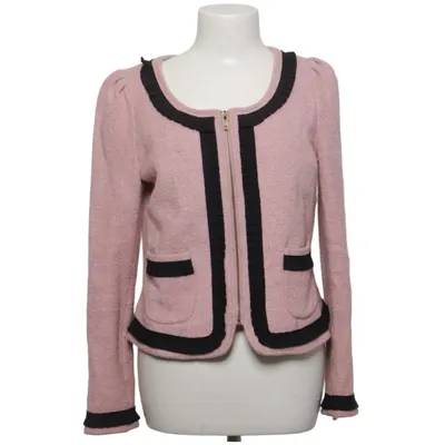 Jacket (Pink, Black) from Edith & Ella Elastane, Polyester, Viscose, Wool