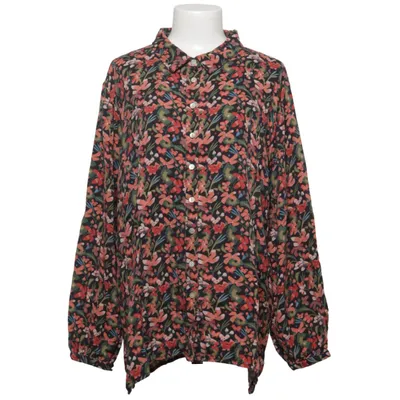 Shirt (Black, Multicolored) from Himalaya Viscose