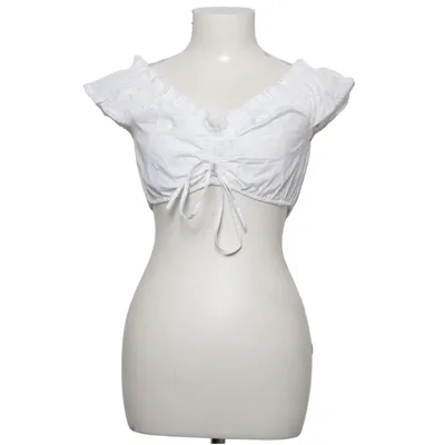 Crop top (Vit) från Alpenfeeling Bomull, Polyester