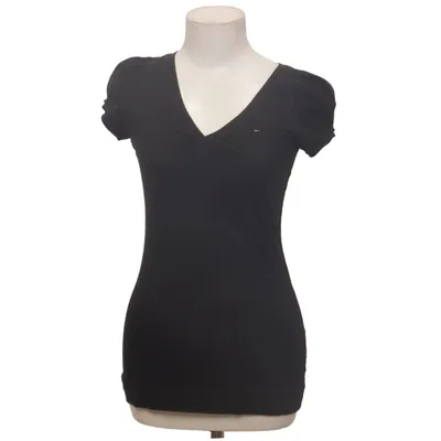 T-shirt (Sort) fra Tommy Hilfiger Denim Bomuld, Polyester