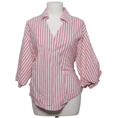 Bluse (Pink, Weiß) von Ana Alcazar Baumwolle, Elasthan, Polyamid
