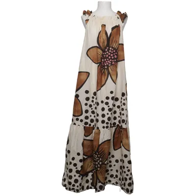 Maxi dress (Beige, Brown) from Zeta Otto Cotton