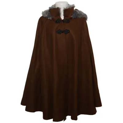 Cape (Brun, Grå) från Shein Curve Elastan, Polyester