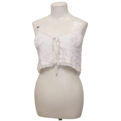 Crop top (White) from Sndys Polyester, Viscose