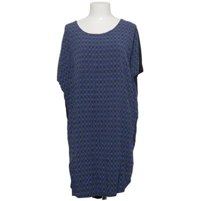 Dress (Blue, Multicolored) from XLNT by KappAhl Elastane, Viscose