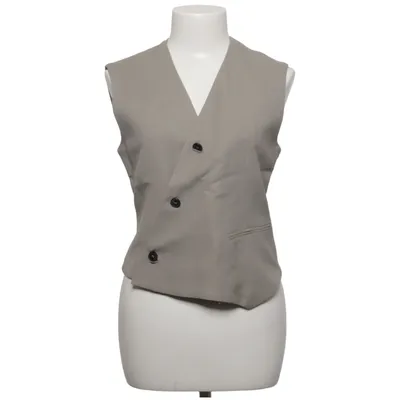 Suit vest (Gray) from Zara Linen, Viscose