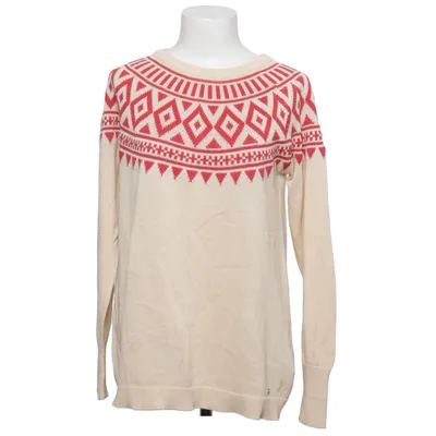 Pull-over (Beige, Rouge) de AJC Acrylique, Coton