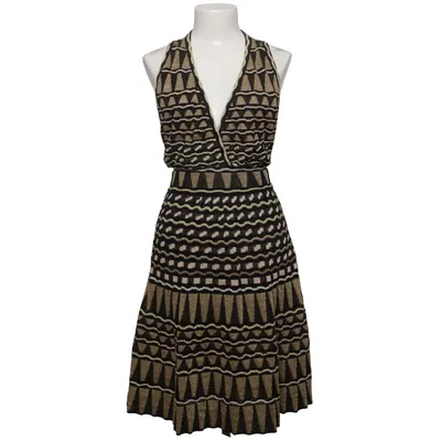 Klänning (Svart, Guldfärgad) från Missoni Polyester