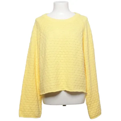 Strickpullover (Gelb) von Mrs & Hugs Acryl, Bio-Baumwolle