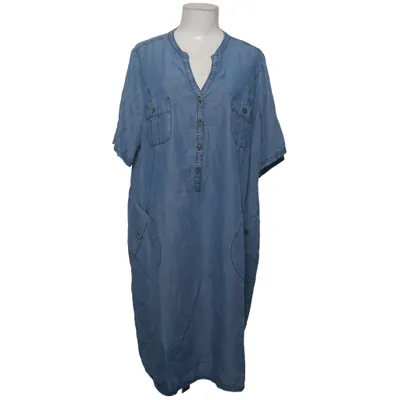 Denim jurk (Blauw) van Liberty Woman Tencel