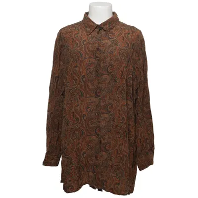 Blouse (Brown, Multicolored) from Atelier Creation Silk