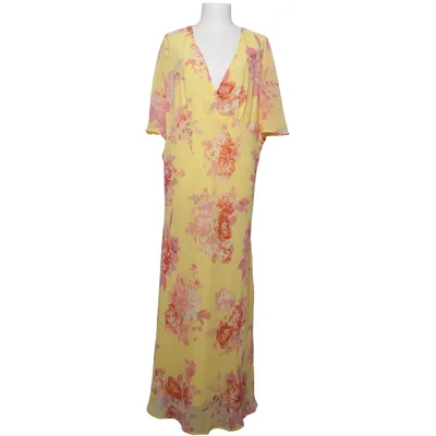 Långklänning (Gul, Rosa, Röd) från Mango Polyester
