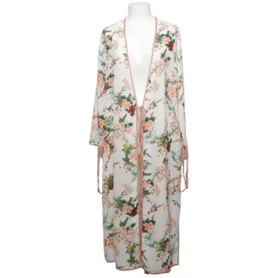Bathrobe (White, Multicolored) from Stradivarius Polyester