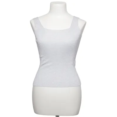 Tanktop (Sølv) fra ABBIGlIAMENTO G'ART CONTEMPORANEO Bomuld, Viscose