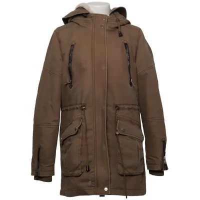 Parka (Beige) fra Bershka Premium Outerwear Bomuld, Elastan, Polyester